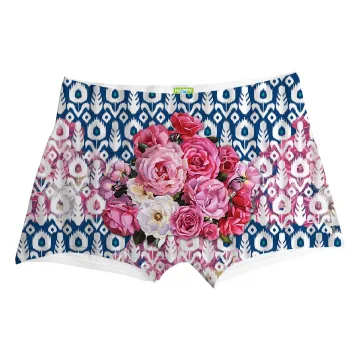 Batik Blue Flowers Boxer