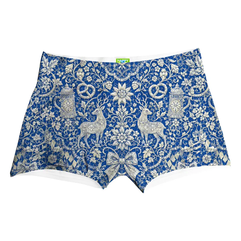 Blue Wiesn Boxer
