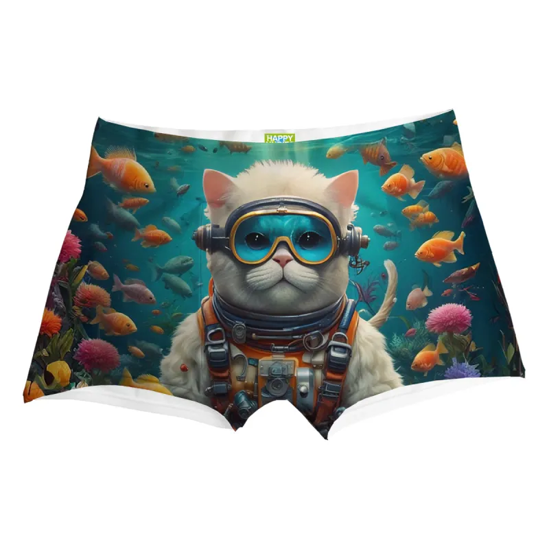 Diving Cat Boxer