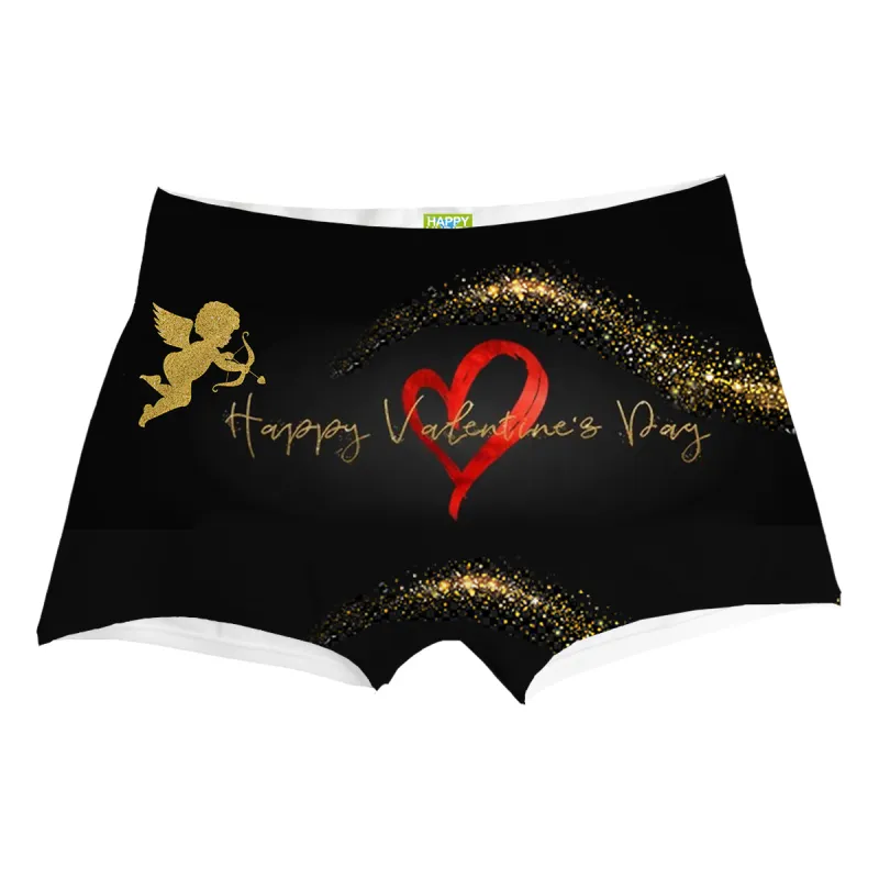 Gold Valentines Boxer