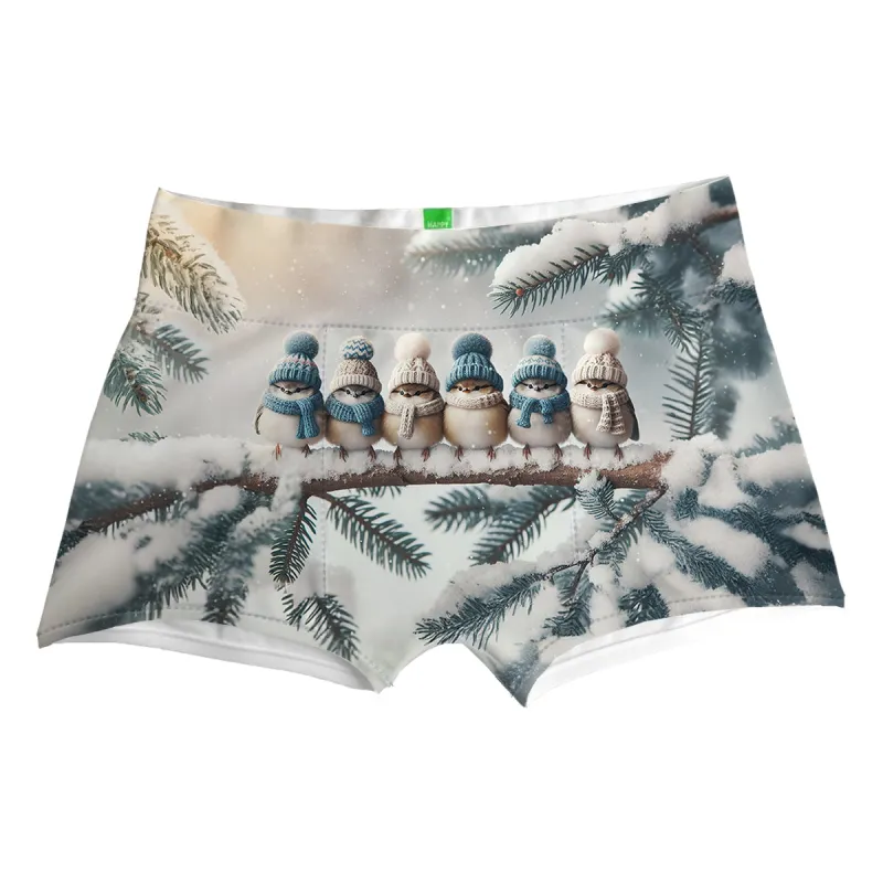 Winter Birds Boxer