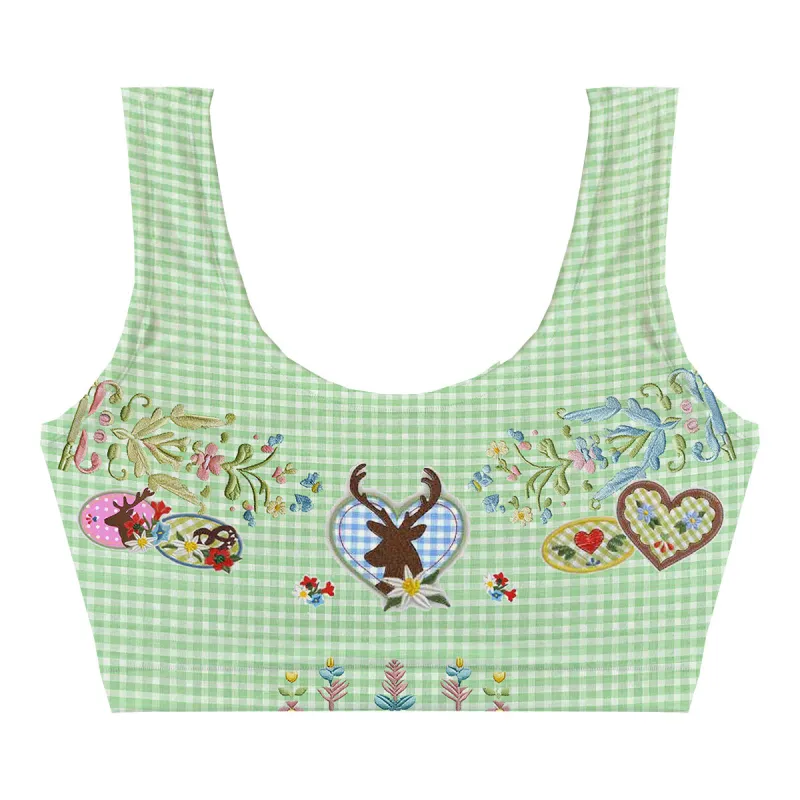 Alpine Green Crop Top