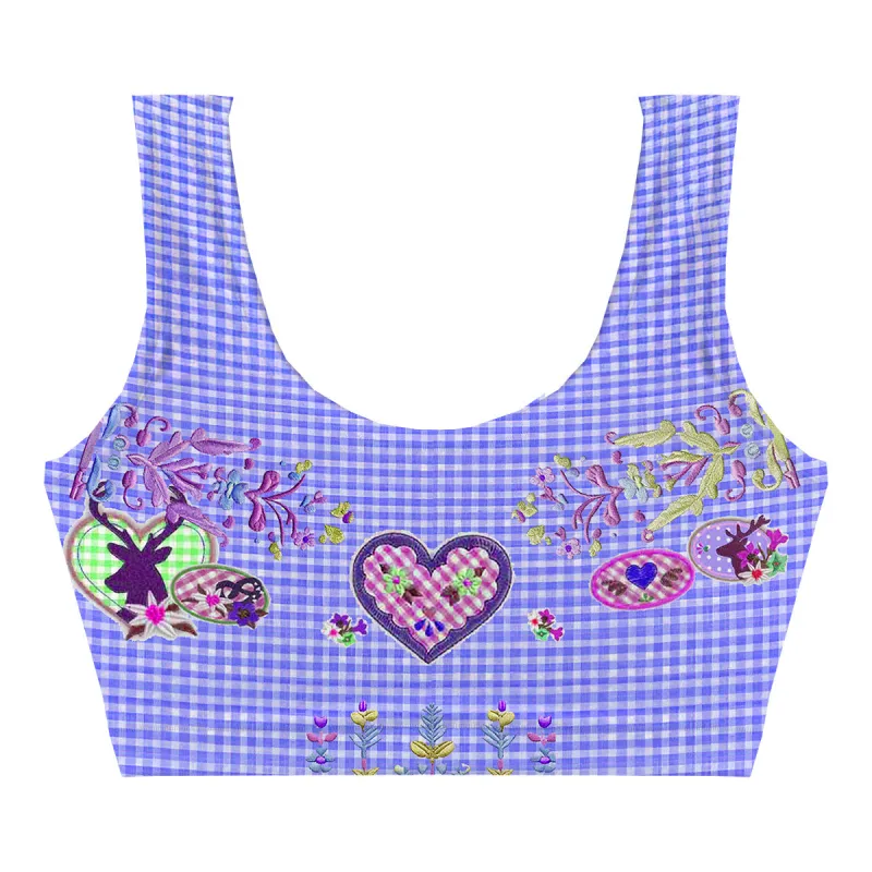 Alpine Purple Crop Top