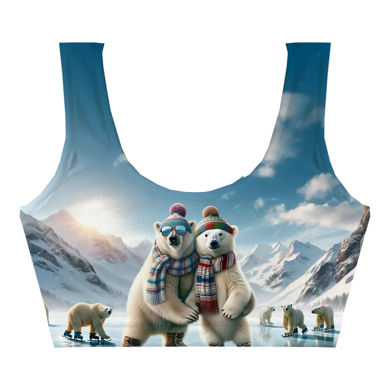 Bears On Skate Crop Top