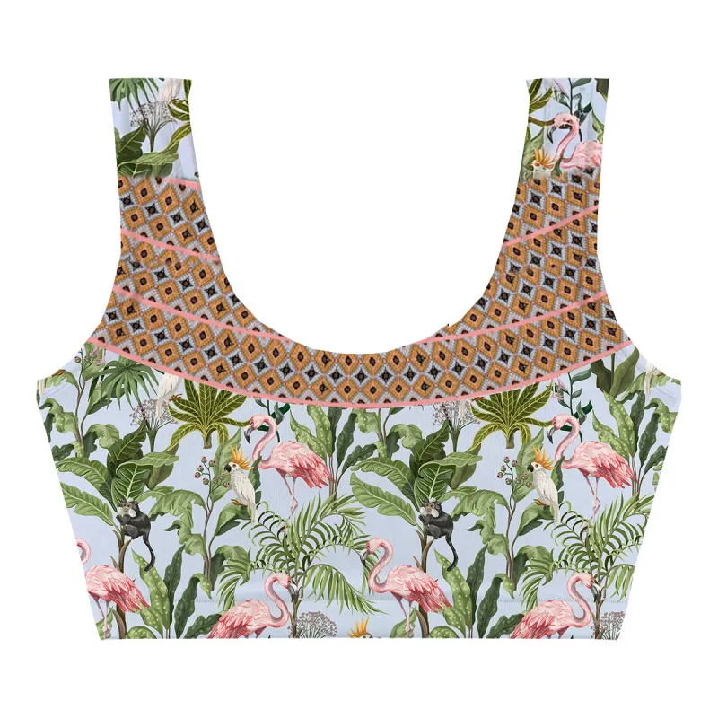 Birdscape Crop Top