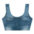 Blue Jeans Crop Top