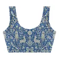 Blue Wiesn Crop Top