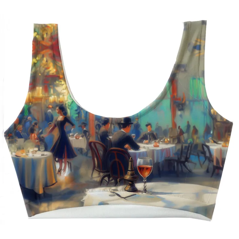 Cafe Romance Crop Top