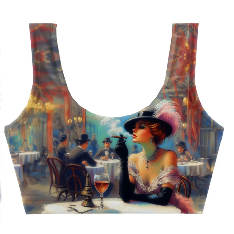 Cafe Romance Crop Top