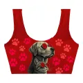 Cat And Dog Crop Top