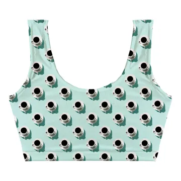 Coffee Mint Crop Top