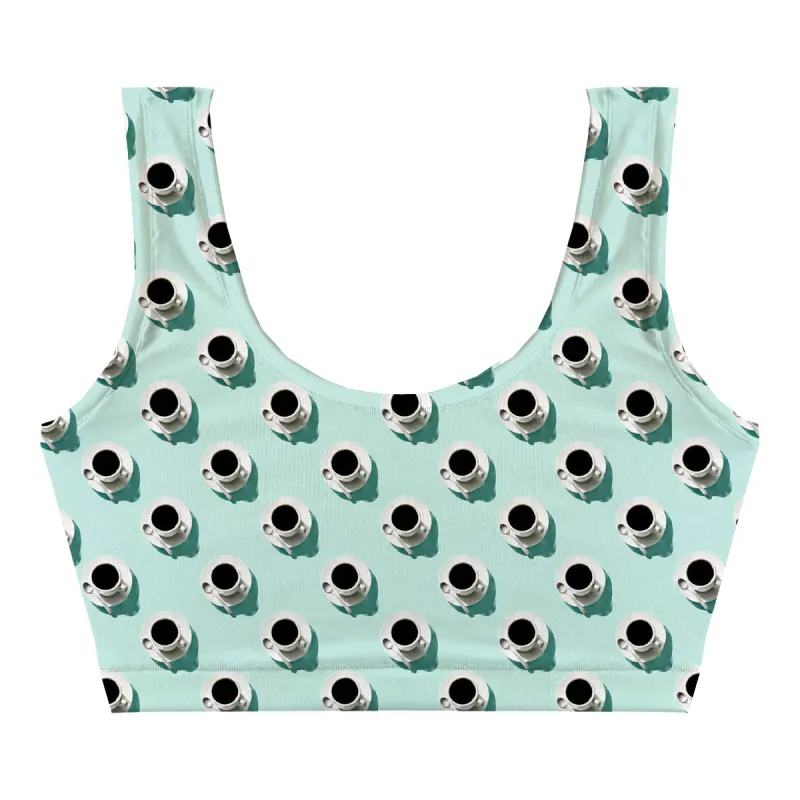 Coffee Mint Crop Top
