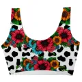 Cow Pop Art Crop Top