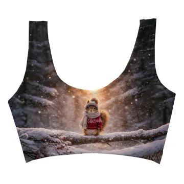 Cozy Squirrels Crop Top