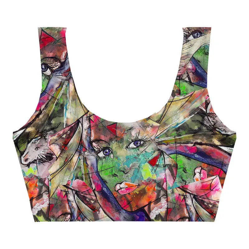 Cyber Girl Crop Top