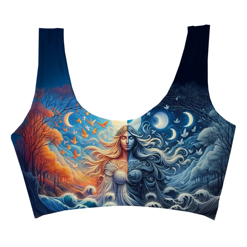 Day And Night Crop Top