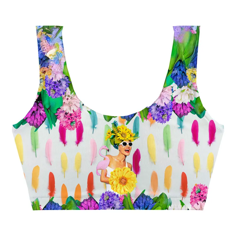 Feather Queen Crop Top