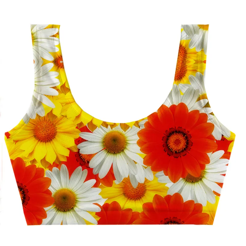 French Daisy Crop Top