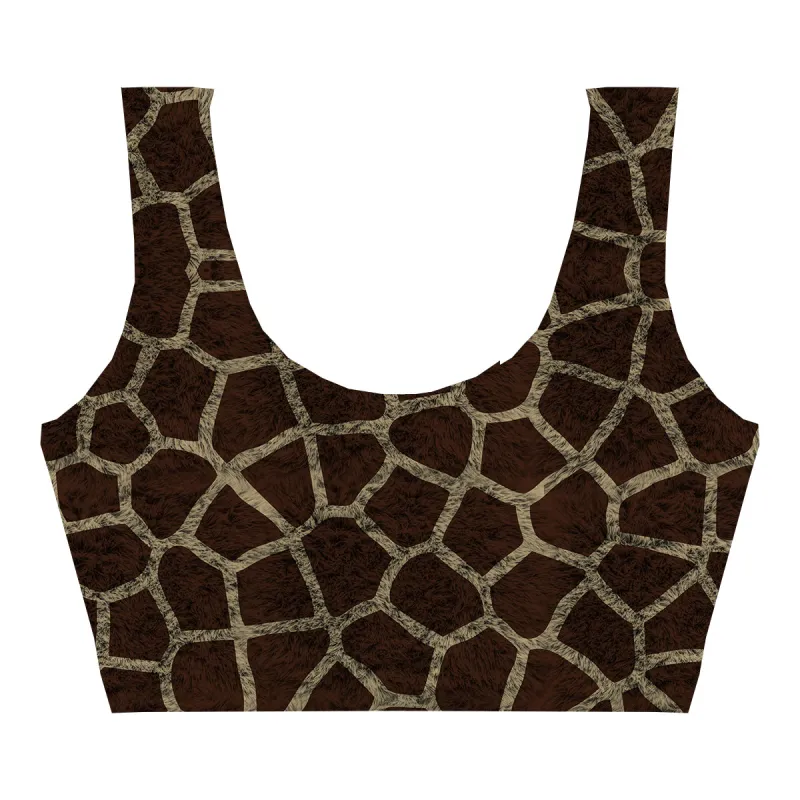 Giraffe Skin Crop Top