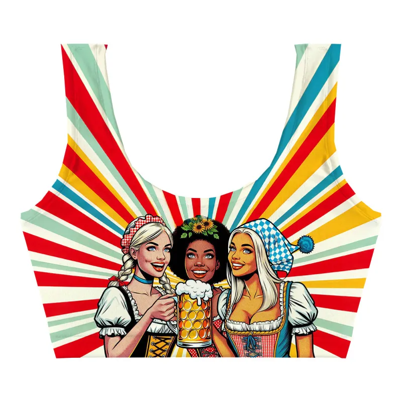Girls Fun Crop Top