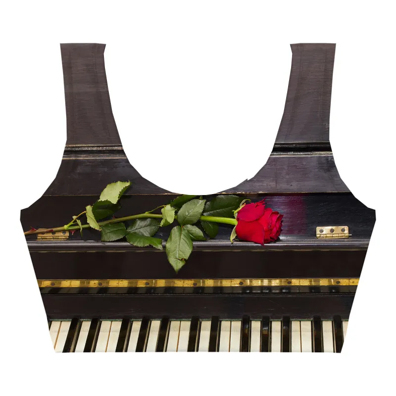 Grand Piano Crop Top