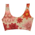 Greek Flowers Crop Top