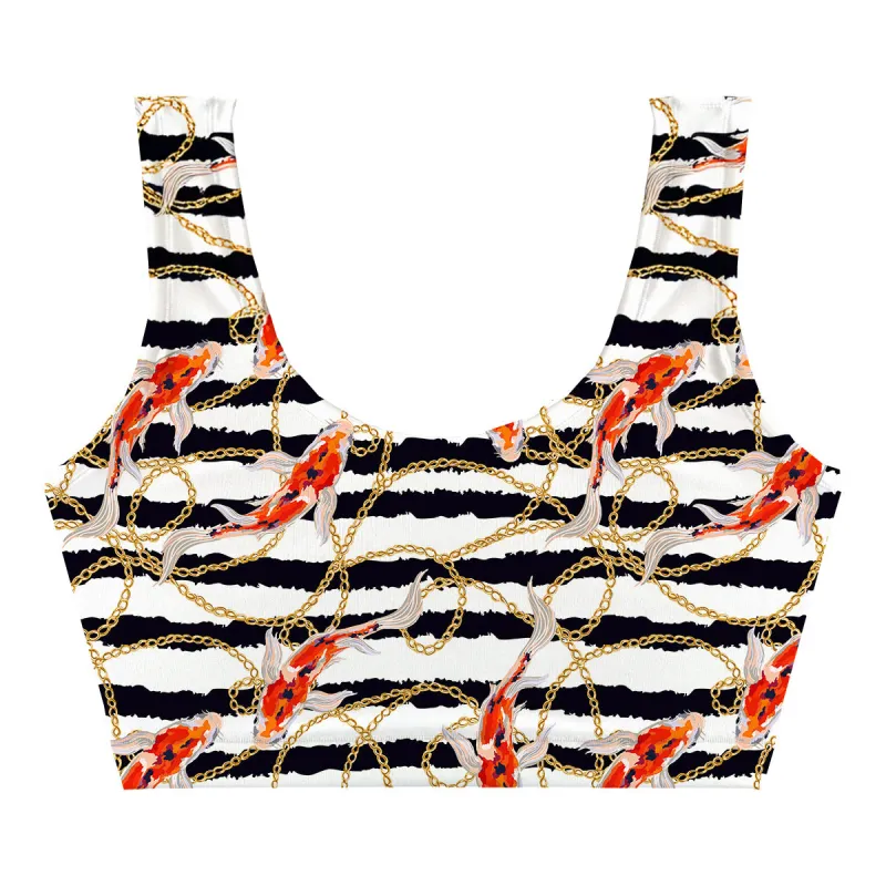 Koi Fish Crop Top