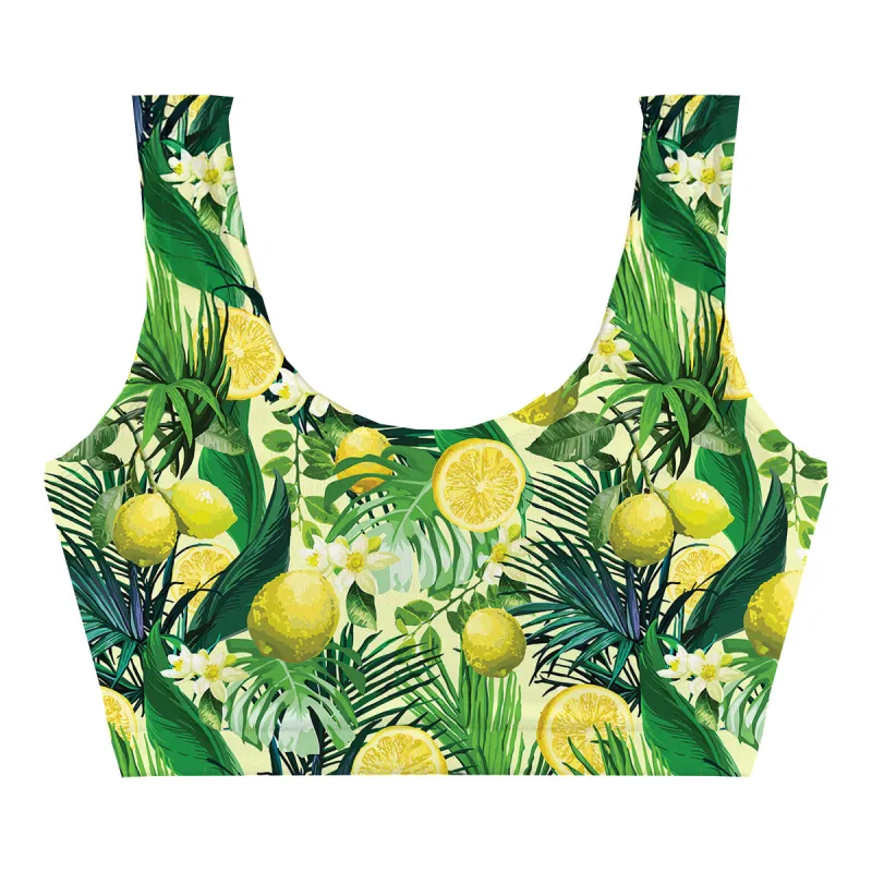 Lemon Juice Crop Top