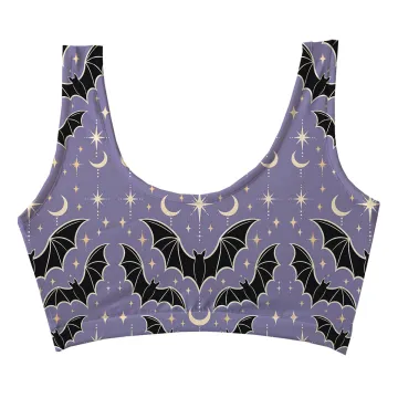 Moonlight Bats Crop Top