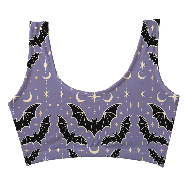 Moonlight Bats Crop Top