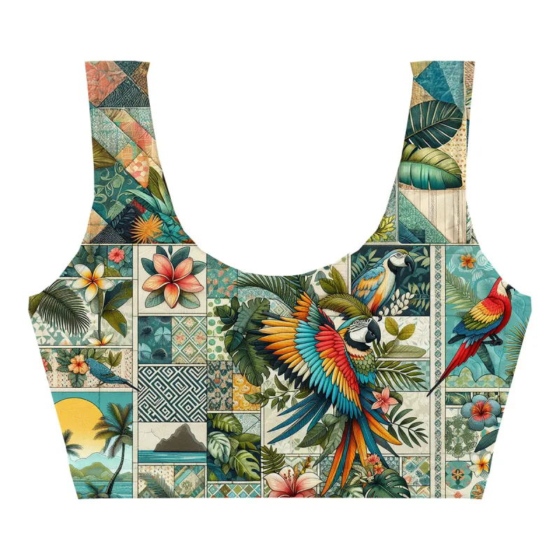 Papagei Artwork Crop Top