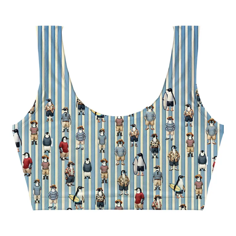 Penguin Fashion Crop Top