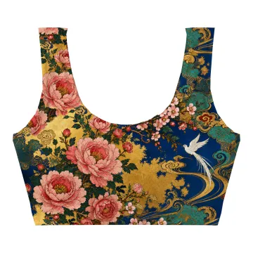 Peony Bird Crop Top