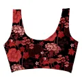 Red Foliage Crop Top