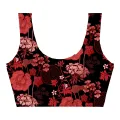 Red Foliage Crop Top