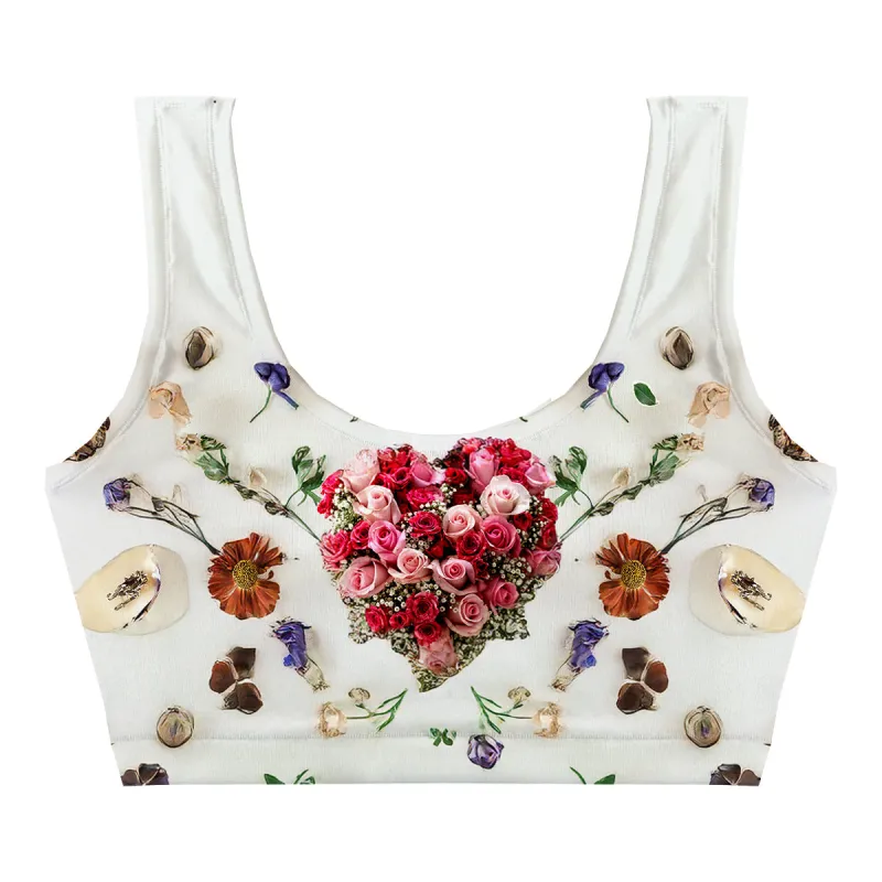Romantic Bouquet Crop Top