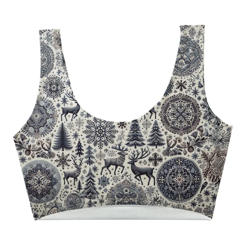 Scandi Winter Crop Top