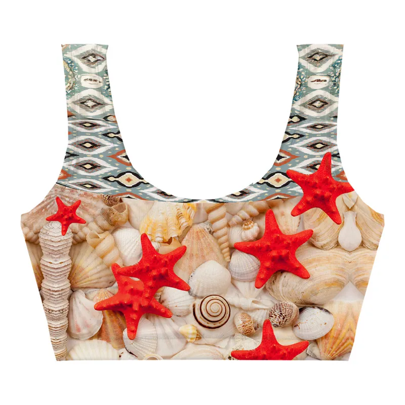 Shell Beach Crop Top