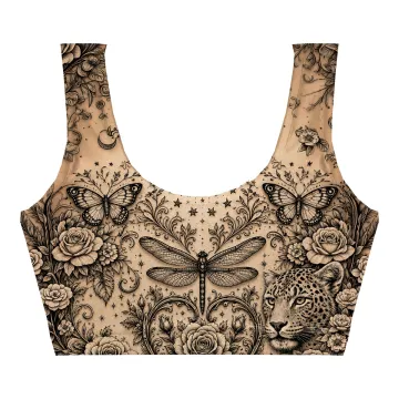 Skin Painting Crop Top