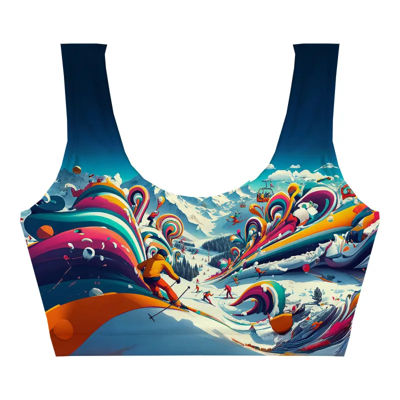 Slopes Splash Crop Top