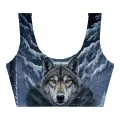 Snow Wolf Crop Top