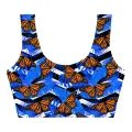 Spring Butterfly Crop Top