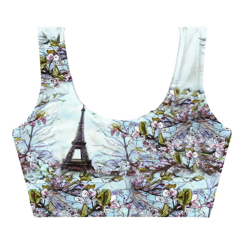 Spring In Paris Crop Top
