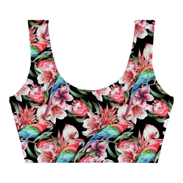 Tomb Papagei Crop Top