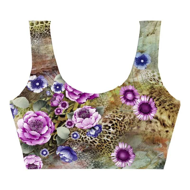 Violet Wilderness Crop Top