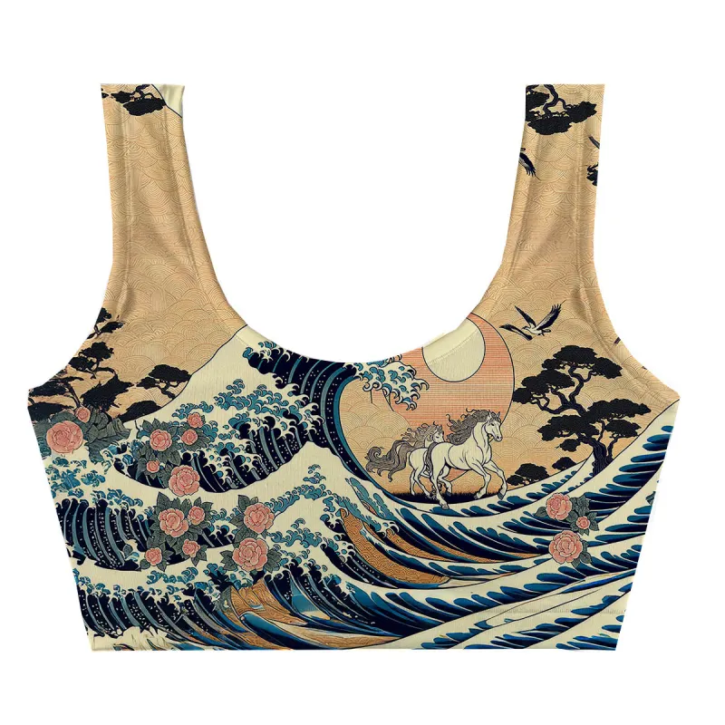 Wave Riders Crop Top