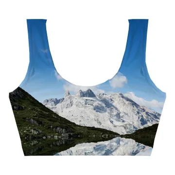 Winter Skyline Crop Top