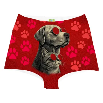 Cat And Dog Highwaist