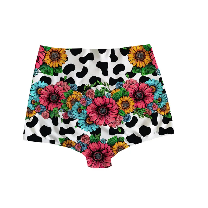 Cow Pop Art Highwaist