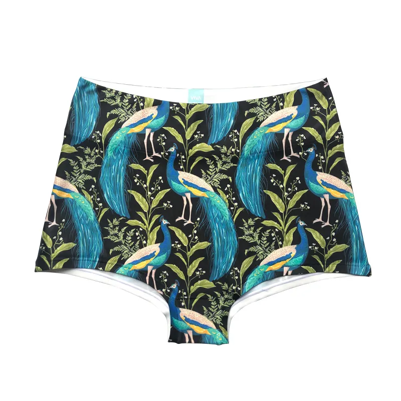 Dancing Peacocks Highwaist